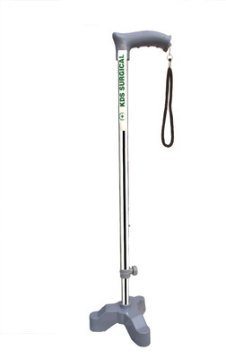 KDS SURGICAL Tripod Croome L Shape Walking Stick