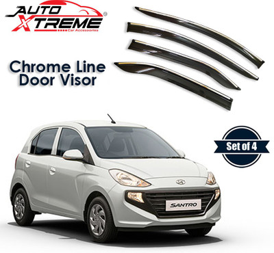 Auto Xtreme For Non-convertibles Front, Rear Wind Deflector(Clear Hyundai NA)