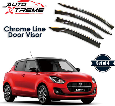 Auto Xtreme For Non-convertibles Front, Rear Wind Deflector(Tinted Maruti Swift AMT ZXI Plus Petrol)