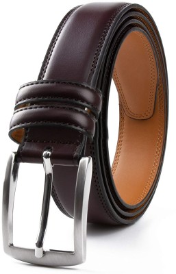 KAEZRI Men Casual Brown Artificial Leather Belt