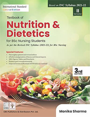 Textbook of Nutrition and Dietetics for BSc Nursing (Based on New INC 2021-22)(Paperback, Monika Sharma)