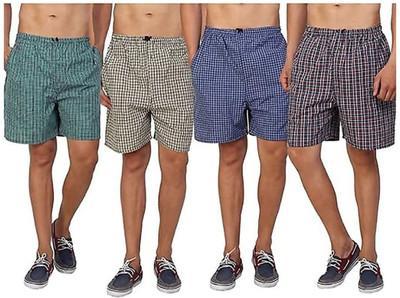 Ancientt Checkered Men Boxer