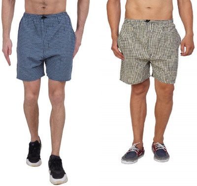 Ancientt Checkered Men Boxer