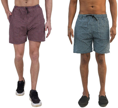 Ancientt Checkered Men Boxer