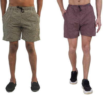 Ancientt Checkered Men Boxer