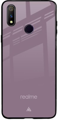 Hocopoco Back Cover for Realme 3 Pro(Purple, Silicon, Pack of: 1)