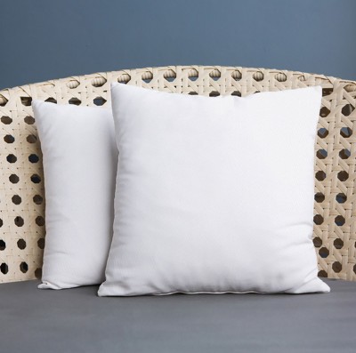 BIRDWING Plain Cushions & Pillows Cover(Pack of 2, 55.88 cm*55.88 cm, White)