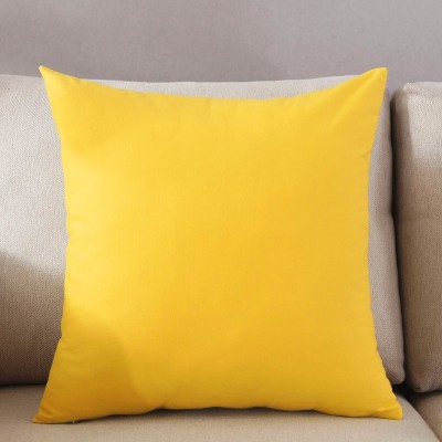 BIRDWING Cotton Cushions Cover(50.8 cm*50.8 cm, Yellow)