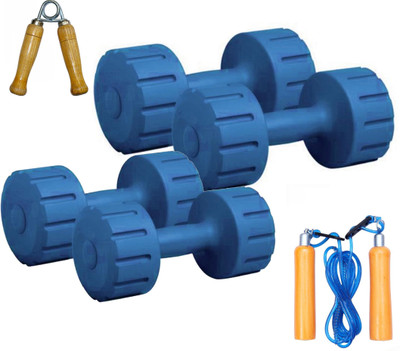 KRX DM PVC 1 kg Plus 2 kg Combo Set 169 Adjustable Dumbbell(6 kg)