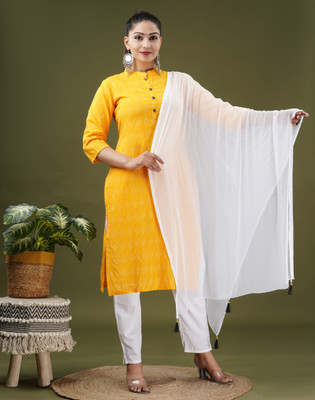 CHECHI Women Kurta Pant Set