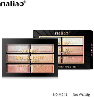 maliao MOONLIGHT magic Highlighter palette 18 g(golden)