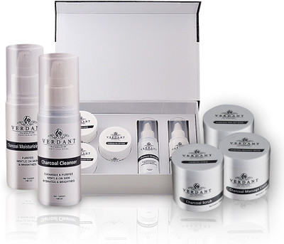 Verdant Natural Care Activated Charcoal Facial Kit(5 x 20 g)