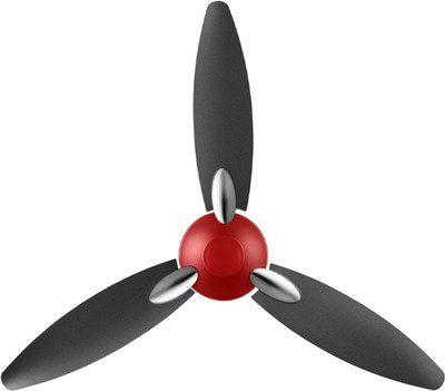 USHA Bloom Daffodil GoodBye Dust with 2 Year Warranty Anti Dust 1250 mm Ceiling Fan(Sparkle Red, Black | Pack of 1)