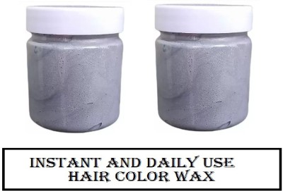 YAWI INSTANT AND TEMPORARY DAILY USE GRAY HAIR COLOR WAX COMBO , GRAY