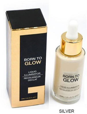 New.You Born To Glow Liquid Illuminator Rehausseur Declat Silver Highlighter(Silver)