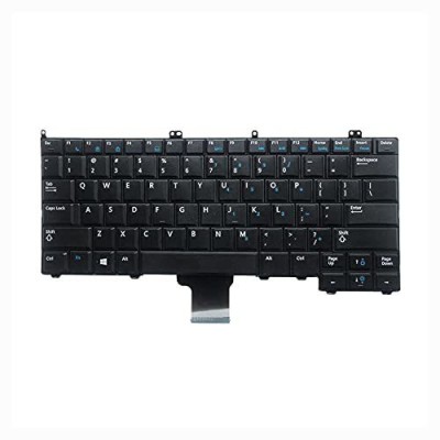 TECHCLONE Latitude E7420 E7440 E7240 E7420D 12 7000 05KFMV PK130VM1A26 SK-LDAUC 0Q,Black Wireless Laptop Keyboard(Black)