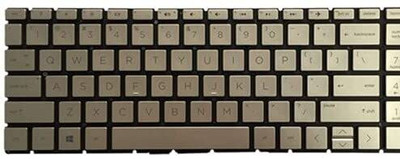 TechSonic 15-DA0010TX 15-DA0O8TX 15-DA0733NS TPN-C136 TPN-C135 TPN-C133 (Silver) Backlite Laptop Keyboard Replacement Key