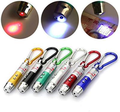 Sloies Green Multipurpose Laser Light Disco Pointer Pen Beam with Adjustable Antena Cap(650 nm, RED)
