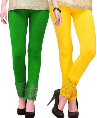 GulGuli Ankle Length Ethnic Wear Legging(Multicolor, Solid)