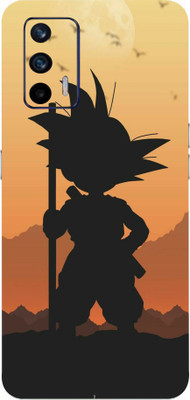 AsSkin Realme Gt, realme gt Mobile Skin(Ultra Super Goku Sunset With High Matte Finish.)