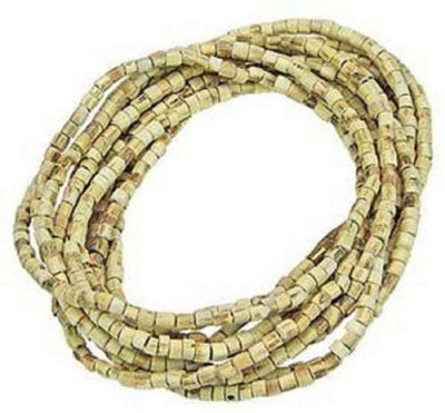 WW Will and Weaves Tulsi Kanthi Mala Iskon Tulsi Kantha Mala 108 + 1 beads 2 Mala Wood Chain