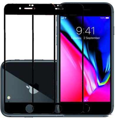 KARTRAY Edge To Edge Tempered Glass for Apple iPhone 8(Pack of 2)