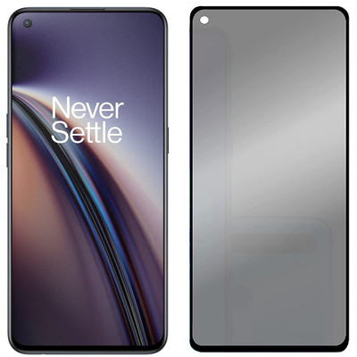 ECMERED Edge To Edge Tempered Glass for Oneplus Nord 2T, Oneplus Nord 2T 5G Privacy(Pack of 1)