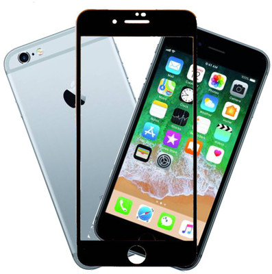 KARTRAY Edge To Edge Tempered Glass for Apple iPhone 6, Apple iPhone 6s(Pack of 1)