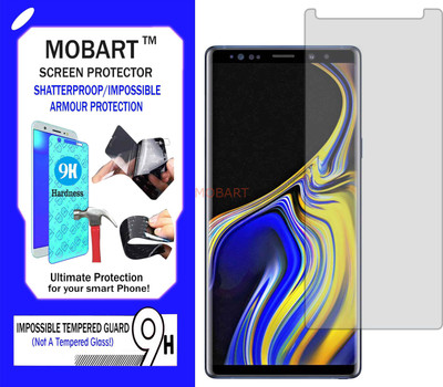 MOBART Impossible Screen Guard for SAMSUNG GALAXY NOTE 9(Pack of 1)