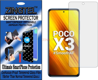 ZINGTEL Impossible Screen Guard for REDMI POCO X3 NFC(Pack of 1)