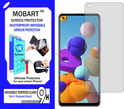 MOBART Impossible Screen Guard for SAMSUNG GALAXY A21 S(Pack of 1)