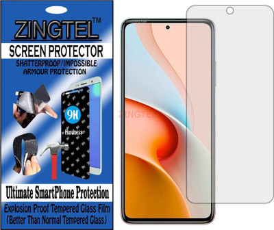 ZINGTEL Impossible Screen Guard for MI NOTE 9 PRO 5G(Pack of 1)