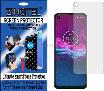 ZINGTEL Impossible Screen Guard for Motorola One Action(Pack of 1)