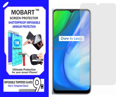 MOBART Impossible Screen Guard for REALME V3(Pack of 1)