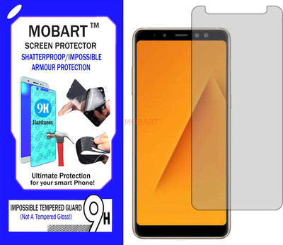 MOBART Impossible Screen Guard for SAMSUNG A8 PLUS 2018(Pack of 1)