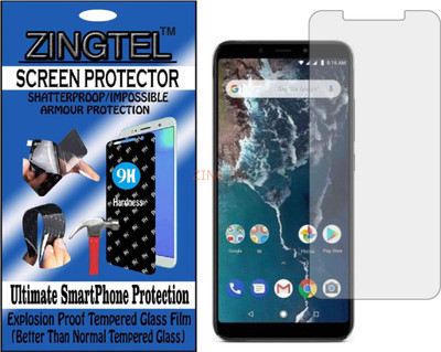 ZINGTEL Impossible Screen Guard for XIAOMI MI A2 (6X)(Pack of 1)