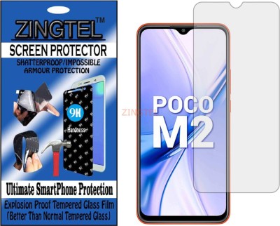 ZINGTEL Impossible Screen Guard for MI POCO M2(Pack of 1)