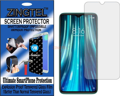ZINGTEL Impossible Screen Guard for REDMI NOTE 8 PRO(Pack of 1)