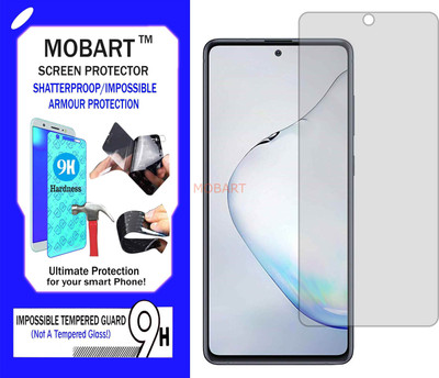MOBART Impossible Screen Guard for SAMSUNG NOTE 10 LITE(Pack of 1)