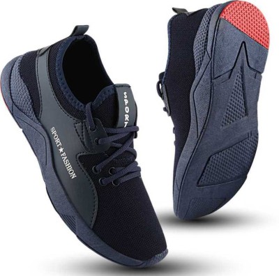 Fortiva Smart Shoes for Men|Black Shoes for Men|Running Shoes|Sports Shoe|Loafers Casuals For Men(Blue , 9)