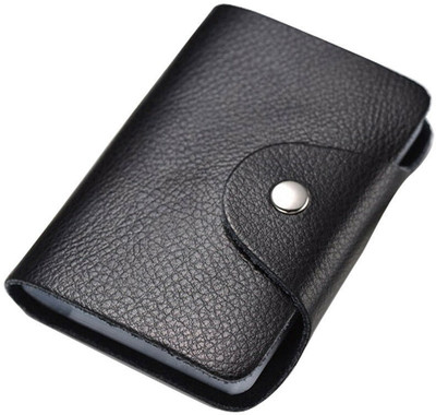 AMNEE 10 Card Holder(Set of 1, Black)