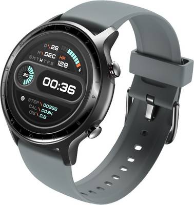 Noise NoiseFit Active with GPS, SpO2 Monitor Smartwatch  (Grey Strap, Regular)