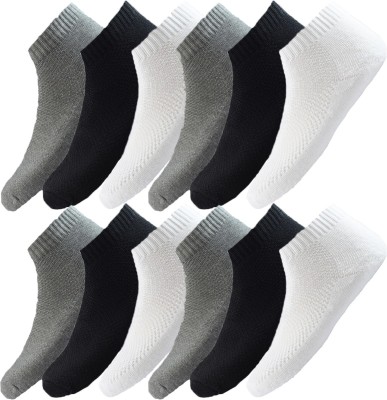 HICODE Men Solid Ankle Length(Pack of 6)