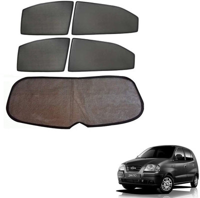 KOZDIKO Side Window Sun Shade For Hyundai Santro Xing(Black)