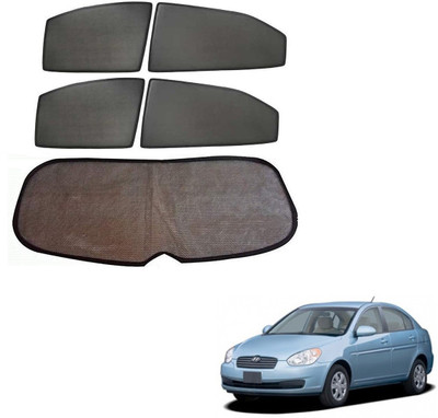 KOZDIKO Side Window Sun Shade For Hyundai Verna(Black)