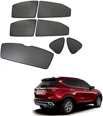 KOZDIKO Side Window Sun Shade For Kia Seltos(Black)