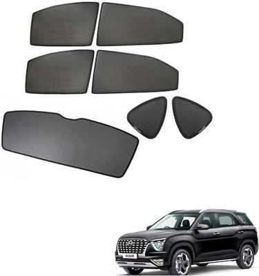 KOZDIKO Side Window Sun Shade For Hyundai Alcazar(Black)