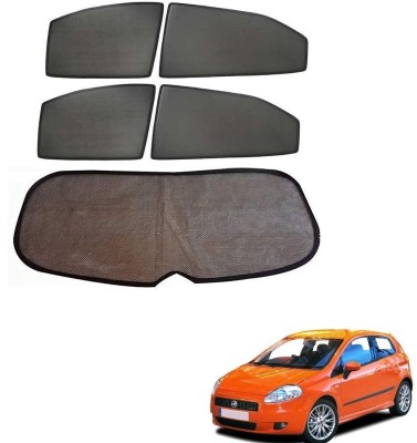 KOZDIKO Side Window Sun Shade For Fiat Grand Punto(Black)