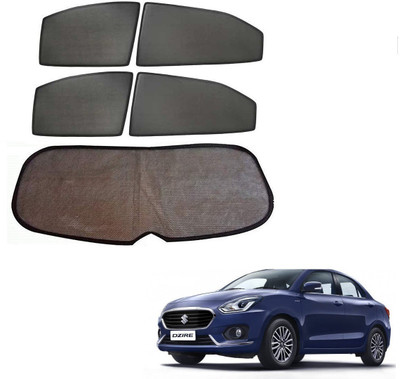 KOZDIKO Side Window Sun Shade For Maruti Suzuki New Dzire(Black)