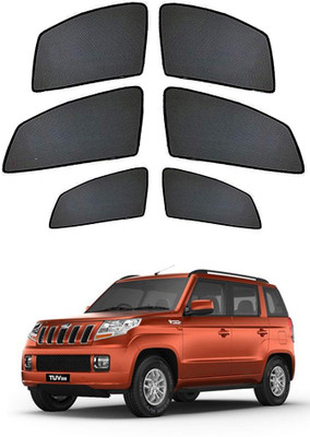 PEEPS STORE Side Window Sun Shade For Mahindra TUV-300(Black)